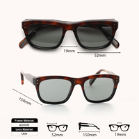 Lunettes de soleil carrées à monture intégrale en acétate de qualité supérieure, motif écaille de tortue, protection UV400 CR39, pour hommes et femmes, modèle M.O.P