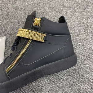 Zapatos informales de alta calidad para hombre y mujer, zapatillas altas de cuero auténtico, tenis Unisex <span class=keywords><strong>GZ</strong></span> 35-48, zapatos deportivos de marca de lujo 0848 - Product Image 6