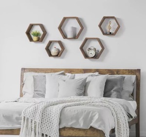 رف إبداعي لغرفة المعيشة بسعر الجملة ، رف ديكور جداري للمنزل - Product Image 5