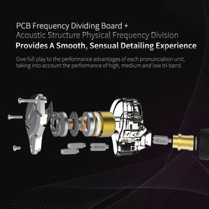 KZ ZS10 PRO Hot 1DD + 4BA تكنولوجيا هجينة HIFI شاشة سماعات DJ رياضية لعبة سدادة أذن سلكية سماعة 2PIN - Product Image 4