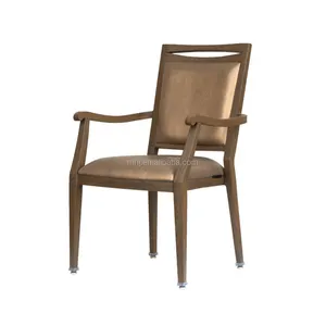 Le bois Offre Spéciale de chaise de banquet d'hôtel de chaise en cuir en bois imitent la chaise pour le restaurant