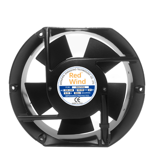 רוח אדומה ac17251 כדור נושאת מאוורר צירית 220v ac ברזל יצוק חשמלי ברזל ברזל ברזל oem 172x150x51mm ציוד תעשייתי 35 מ "מ - Product Image 3