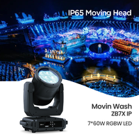 Projecteur LED mobile STAR LIGHT 760W RGBW 5700lm IP65 54 Zoom 2400-8500K CCT DMX512/RDM/ArtNet Angle de faisceau pour théâtre extérieur