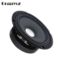 OEM 6.5 inci 4/8 Ohm Speaker Audio mobil jarak menengah dengan keranjang besi dan kerucut kertas Bass klakson Tengah