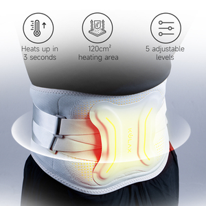 Supporto Lombare a Riscaldamento Rapido <span class=keywords><strong>per</strong></span> Ufficio e Sport |   Ripristina la curva naturale, allevia il <span class=keywords><strong>dolore</strong></span> sciatico e da dischi. - Product Image 5