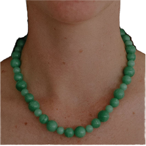 Nouveau style tendance : Collier ras-du-cou à maillons en résine et lucite avec perles en résine acrylique et verre, idéal pour un cadeau d'anniversaire pour femme - Product Image 1