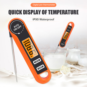 Waterproof Digital Pen Thermometer <b>Instant</b> Read with Backlight and Gravity Sensing for <b>BBQ</b> and Baking - Product Image 3