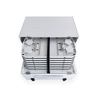 Panel de Conexión de Fibra Óptica para Montaje en Rack ODF 24 48 72 96 144FO, FIST-GPS2, para Soporte de 8 Bandejas de Empalme GPST