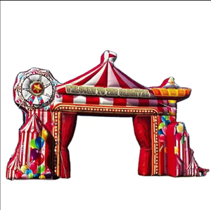 Arche de carnaval gonflable en PVC de haute qualité pour la location de fêtes, <span class=keywords><strong>cirque</strong></span> gonflable pour la décoration extérieure - Product Image 1