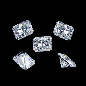 Vente en gros <span class=keywords><strong>de</strong></span> pierres brutes <span class=keywords><strong>de</strong></span> moissanite blanche, taille radiant 8ct 10x12mm, clarté DEF/GH, taille brillant VVS, pierres en vrac - Product Image 2
