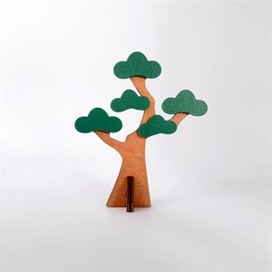 Wooden Tree Ornament Caramel Color Irregular Shape Home Office Decorative Craft Desktop <b>Decoration</b> Plant Pattern Single Piece - Product Image 3
