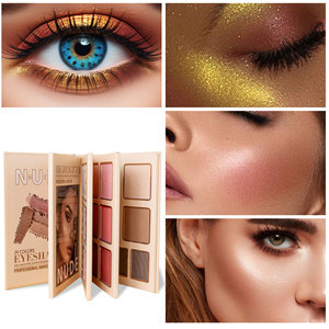 Nueva Paleta de <span class=keywords><strong>Maquillaje</strong></span> Impermeable de Hierbas y Minerales de 43 Colores, Estilo Libro Plegable de Cuatro Capas, Mate, Perlado, Rubor, Contorno, <span class=keywords><strong>Iluminador</strong></span> - Product Image 2