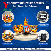 Manège Kangourou Sautant Rotatif Mécanique pour Parc d'Attractions en Tanzanie, Jeu de Carnaval, Machine de Rebond, Attractions Ludiques