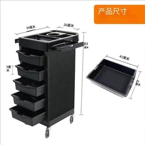 Carrito de Almacenamiento de 5 Niveles para Salón de Belleza, Resistente y en Oferta, Carrito de Plástico para Peluquería, Venta al por Mayor de Fábrica - Product Image 5