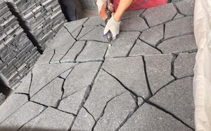 Không thường xuyên tối <span class=keywords><strong>Granite</strong></span> g654 đá cuội lưới <span class=keywords><strong>pavers</strong></span> cho lối đi đường lái xe - Product Image 5