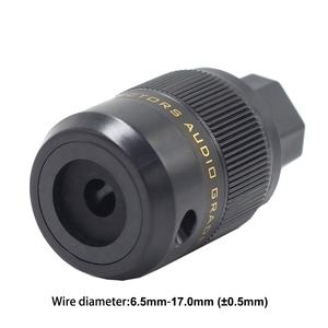 <span class=keywords><strong>Prise</strong></span> d'alimentation Audio Fever en laiton cuivre pur plaqué or personnalisable HI-FI style américain et européen pour un usage industriel - Product Image 4