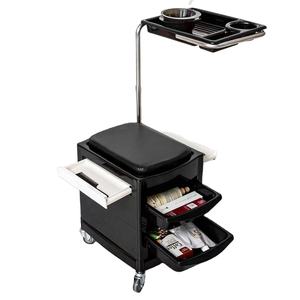 Hair Salon Trolley Tool Cart Hair Salon Special Tool Cabinet Hair Salon <b>Storage</b> Rack <b>Drawer</b> Style Mirror Cabinet - Product Image 2