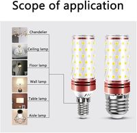 Ampoules LED à pampilles E27/E14 3000K-6000K Dimmables 12W/16W Économes en Énergie 3 Couleurs pour Éclairage Domestique Usage Résidentiel