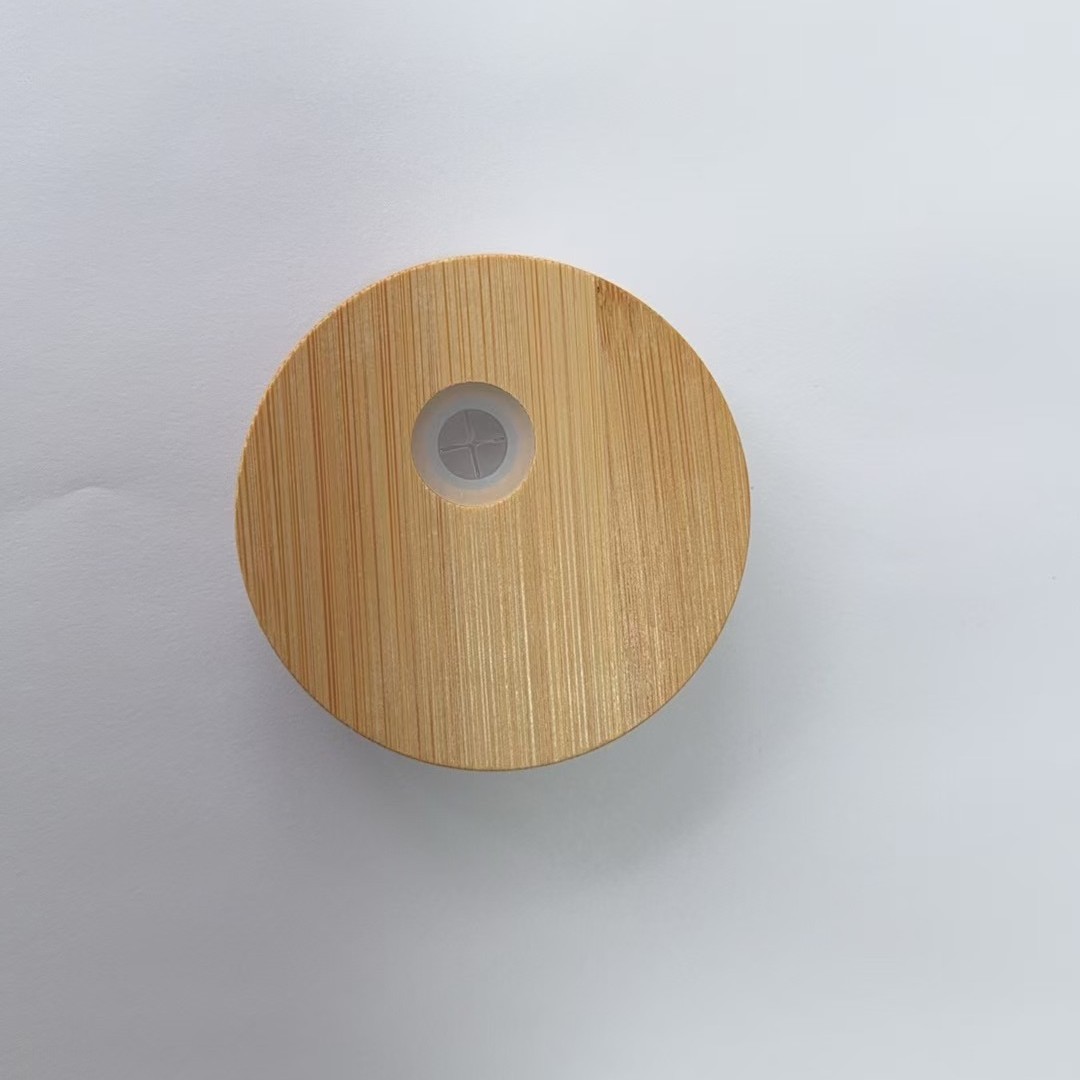 Brown Bamboo Lid