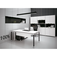 Spot d'usine Table de bureau de taille personnalisée de haute qualité Bureau de poste de travail du personnel professionnel