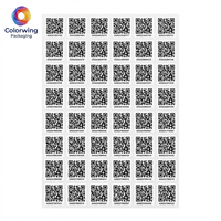 Étiquettes adhésives en rouleau personnalisées avec code QR et code-barres, étanches, écologiques, durables, à faible MOQ, pour le suivi des actifs