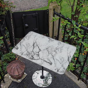 Alfombra de Cocina Antideslizante Personalizada con Patrón de Mármol, Moderna, Impermeable para Interiores, de PVC de Grosor Medio y Acolchada - Product Image 3