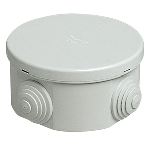 Caja de conexiones 80x40mm IP44 para exteriores, caja eléctrica para presillas de cable - Product Image 1
