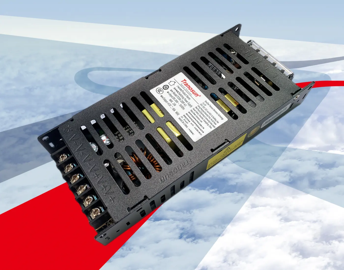 סיטונאי smps ac/dc פתיחת מסגרת TOSN-200P-5 כוח 12v סוג pcb עם אספקת חשמל רפואית