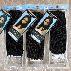 Livraison Rapide Cheveux Synthétiques Afro Crépus Ondulés Pré-étirés Torsion Facile pour Tresses sans Nœuds Style Printemps pour Femmes - Product Image 1