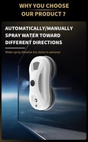 Robot de nettoyage de vitres intelligent et automatique, télécommande électrique, nettoyeur de vitres pour la maison et l'hôtel, navigation intelligente, sans traces