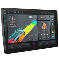 Lecteur multimédia de voiture portable IYING avec écran tactile Android 10 de 10 pouces, amplificateur DSP, radio AM/FM, GPS et 4G