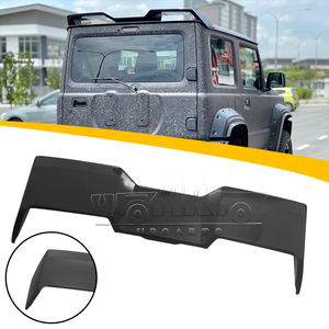 Kit carrosserie ABS fibre de carbone Wald Bison noir aileron de toit arrière pour <span class=keywords><strong>Suzuki</strong></span> Jimny Sierra JB74 <span class=keywords><strong>Jimmy</strong></span> 2019 2020 2021 2022 - Product Image 1