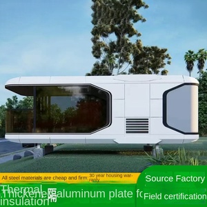 Conteneur commercial coloré, remorque, emballage de construction temporaire, levage, cabine mobile, espace de vie haut de gamme en conteneur - Product Image 1