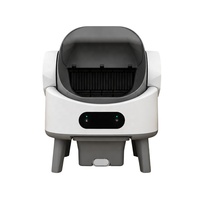 Bac à litière pour chat intelligent à ouverture supérieure, automatique et autonettoyant, avec application WiFi, écran LED et système de sécurité pour les chats de grande taille