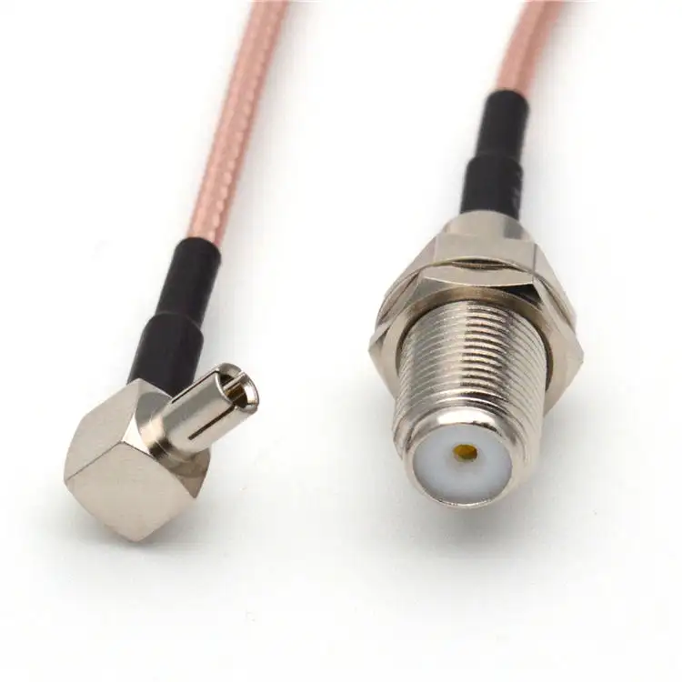 Connettore OEM F femmina a Ts9 Crc9 prolunga coassiale Jumper Pigtail Cable 15cm Rg316 per Modem Router 3g 4g