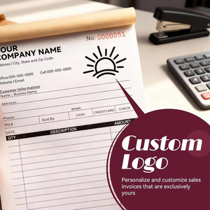 Carnets <span class=keywords><strong>de</strong></span> reçus autocopiants personnalisés en gros, carnets <span class=keywords><strong>de</strong></span> factures duplicata numérotés pour les ventes en magasin et les petites entreprises - Product Image 6