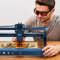 Machine de gravure laser CNC à double tête laser WAINLUX X2 pour bois/métal/cuir/t-shirts, vitesse de 7000 mm/min, facile à utiliser
