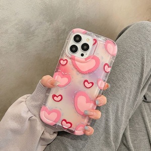 Coque de téléphone en TPU de haute qualité, anti-choc et anti-chute, motif graffiti cœur, compatible avec <span class=keywords><strong>iPhone</strong></span> X Xr Xs <span class=keywords><strong>Max</strong></span> 11 <span class=keywords><strong>12</strong></span> 13 14 15 16 - Product Image 6