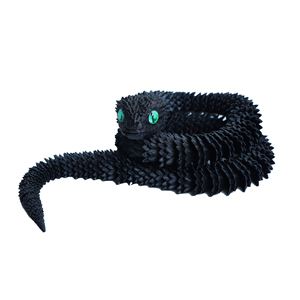 Serpiente Impresa en 3D Personalizable con Articulaciones Móviles, PLA Ecológico para Niños y Coleccionistas - Product Image 1