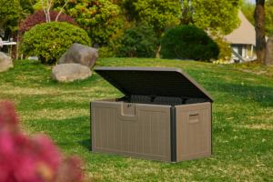 Bền 130cm hiện đại HDPE hộp lưu trữ ngoài trời Vườn container cho hiệu quả lưu trữ - Product Image 2