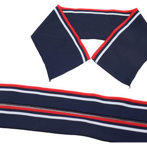 Ribete de Punto Plano de Poliéster y Elastano para Cuello de Polo, Ribete de Punto a Rayas de Colores para Puños, Cintura y Dobladillo Inferior - Product Image 5