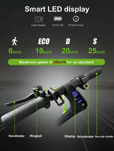<strong>E9MAX</strong> China Factory Elektro Scooter Foldable 2 Wheels Scooter Electric Adult Max Smart Light Unisex Motor Power - Product Image 4