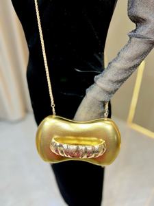 Sacs à main de soirée élégants pour femmes, sacs uniques en marbre avec chaîne, sacs à bandoulière tendance avec poignée métallique 2026 - Product Image 3