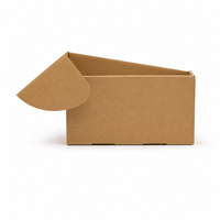 Boîte d'expédition en carton ondulé kraft recyclé écologique de 2 mm, personnalisée, imprimée couleur recto-verso, pour cosmétiques, cadeaux et vêtements