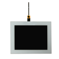 Monitor Industrial IIC de 8 Pulgadas con Pantalla Táctil, Resolución 800*600, Panel Táctil Capacitivo Blanco