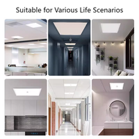Panneau lumineux à capteur PIR tendance Portée de détection de 3.2m, spectre complet accordable avec rythme circadien pour couloir, bureau, entrepôt