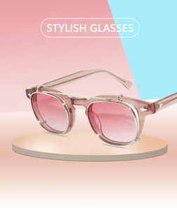 Mazzuchelli acetato <span class=keywords><strong>occhiali</strong></span> <span class=keywords><strong>Clip</strong></span> su <span class=keywords><strong>occhiali</strong></span> da vista montature acetato Titanio multicolore acetato da vista montature per gli uomini - Product Image 2