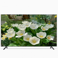 Televisor Inteligente Android WiFi LED Ultra Full HD 4K 8K de 50" 55" 65" 75" con Pantalla Ancha Negra para Hotel