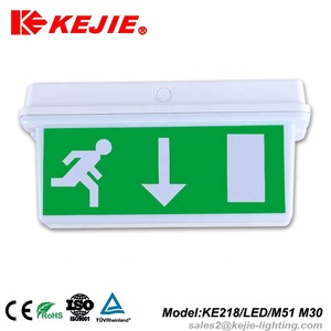 Kejie IP20 <span class=keywords><strong>señal</strong></span> de <span class=keywords><strong>emergencia</strong></span> led empotrada <span class=keywords><strong>salida</strong></span> hoja con botón de prueba - Product Image 4