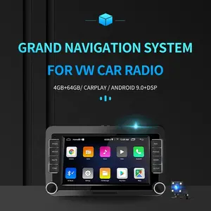 Android 10 VW Passat B6 Amarok Volkswagen Seat <span class=keywords><strong>Skoda</strong></span> Easy Carplay Autoradio de golf 7 pouces Lecteur multimédia de voiture - Product Image 4